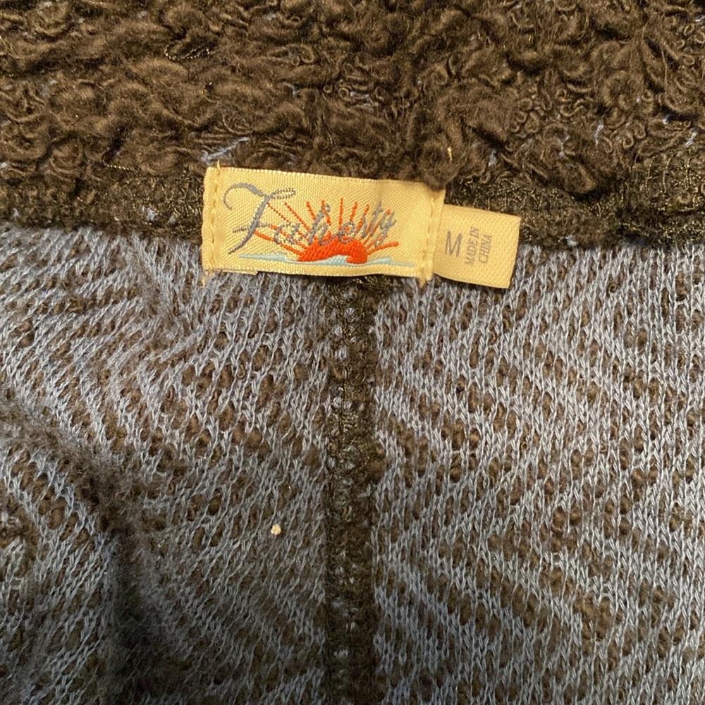 Faherty Brand Black Drawstring Joggers Medium - image 6